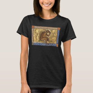 T-shirt Singe bestiaire médiéval c. 1270