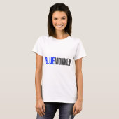 T-shirt Singe bleu (Devant entier)