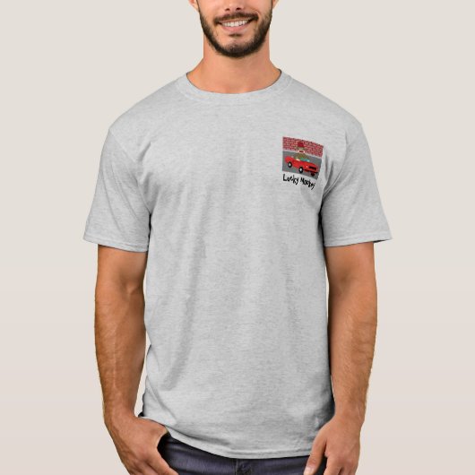 T-shirt Singe chanceux (Devant)