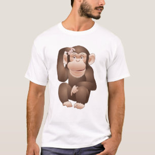 T-shirt Singe curieux