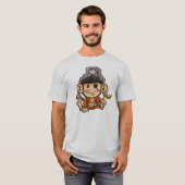 T-shirt Singe dangereux (Devant entier)