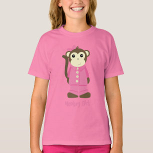 T-shirt Singe dans des pyjamas