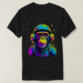 T-shirt Singe dans la combinaison spatiale (Design devant)