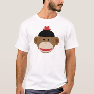 T-shirt singe de chaussette