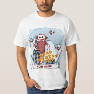 T-shirt Singe de chaussette de NYC