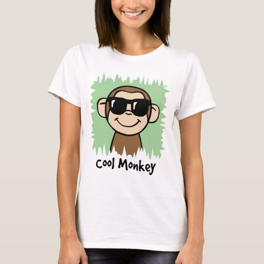 T-shirt Singe de cool de clipart (images graphiques) de (Devant)