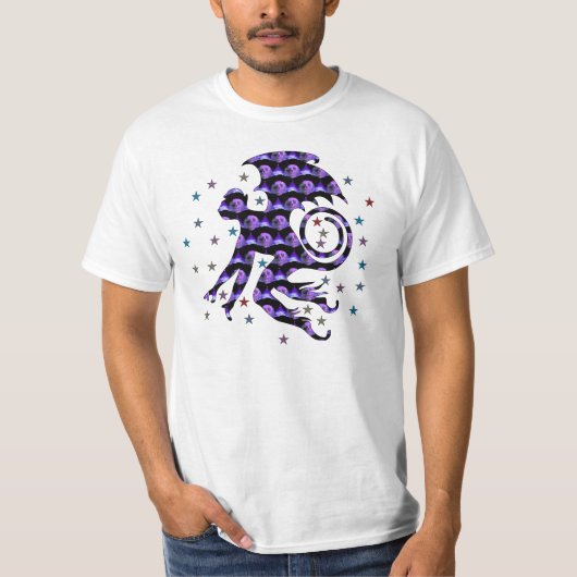 T-shirt Singe de crâne de vol (Devant)