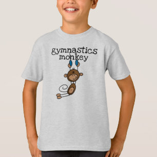 T-shirt Singe de gymnastique