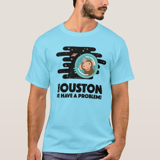 T-shirt Singe de l'espace (Devant)