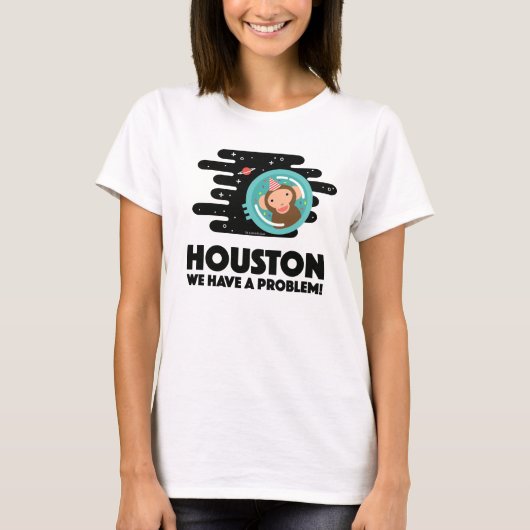 T-shirt Singe de l'espace (Devant)