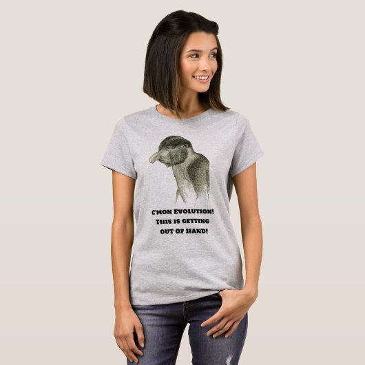 T-shirt Singe de l'évolution (Devant entier)