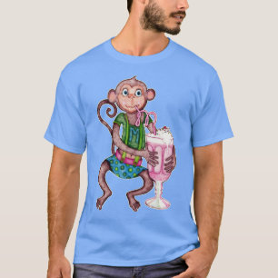 T-shirt Singe de Milkshake