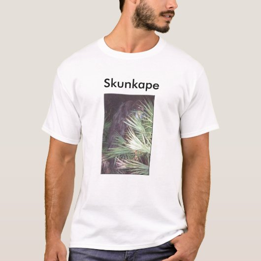 T-shirt singe de mouffette, Skunkape (Devant)