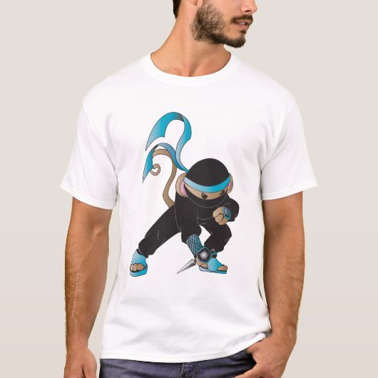 T-shirt Singe de Ninja (Devant)