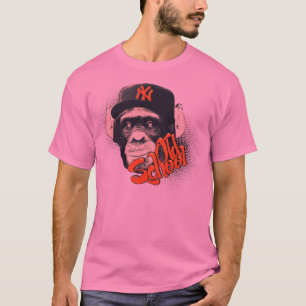 T-shirt Singe de vieille école