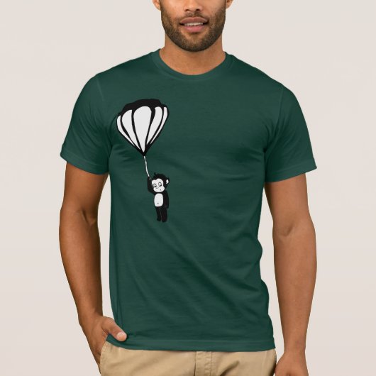 T-shirt singe de vol : ballon à air chaud (Devant)