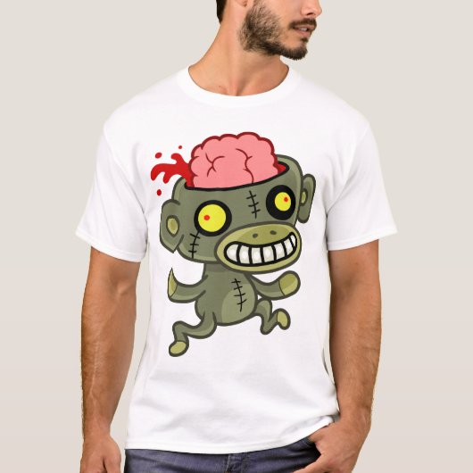 T-shirt Singe de zombi (Devant)