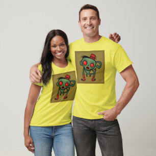 T-shirt Singe de Zombie