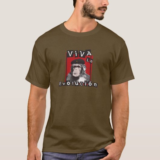 T-shirt Singe d'Evolucion de La de vivats (Devant)