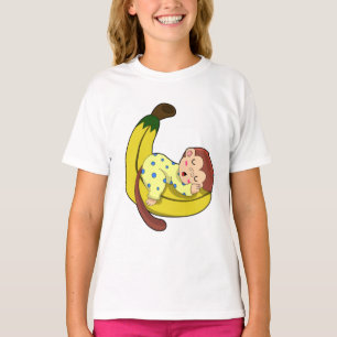 T-shirt Singe dormant dans le pyjama
