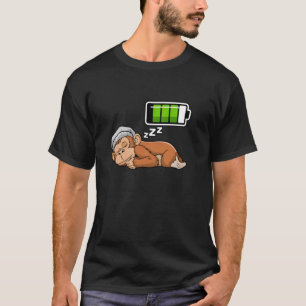 T-shirt Singe dormant rechargeant nuit heure de coucher
