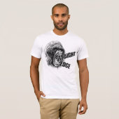 T-shirt Singe droite de bord (Devant entier)