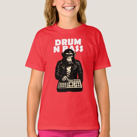 T-shirt Singe Drum and Bass (Devant)