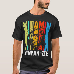 T-shirt Singe du chimpanzé de vitamine