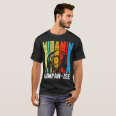 T-shirt Singe du chimpanzé de vitamine (Devant entier)