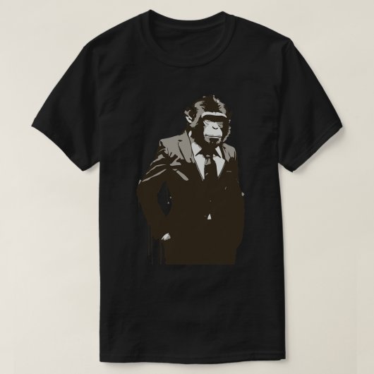 T-shirt singe en costume 1 (Design devant)