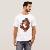T-shirt Singe en laiton (Devant entier)