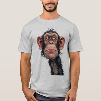 T-shirt Singe fantaisiste