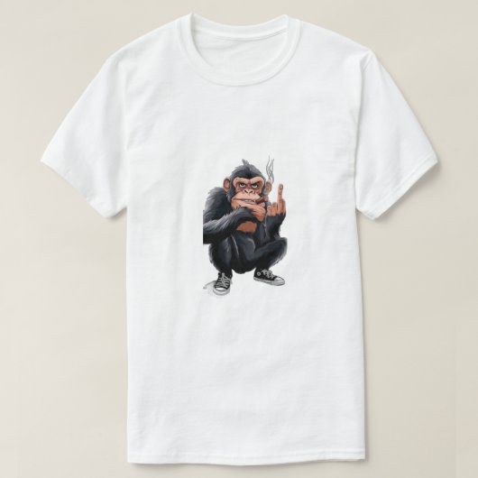 T-shirt Singe funky (Design devant)