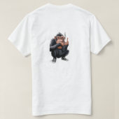 T-shirt Singe funky (Design dos)