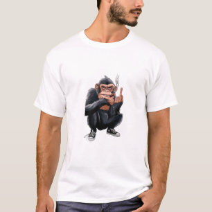 T-shirt Singe funky