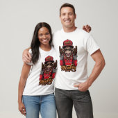 T-Shirt Singe Funky - Graphisme de Singe Cool Hip- (Unisexe)