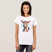 T-shirt Singe Hilaire et confus (Devant entier)