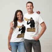 T-shirt Singe Jouant à la trompette 2 (Unisexe)