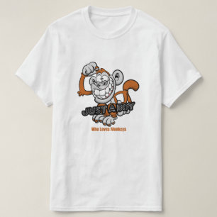 T-shirt singe juste un garçon