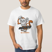 T-shirt singe juste un garçon (Devant)