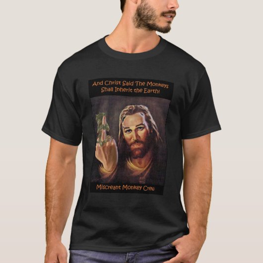 T-shirt Singe le Christ (Devant)