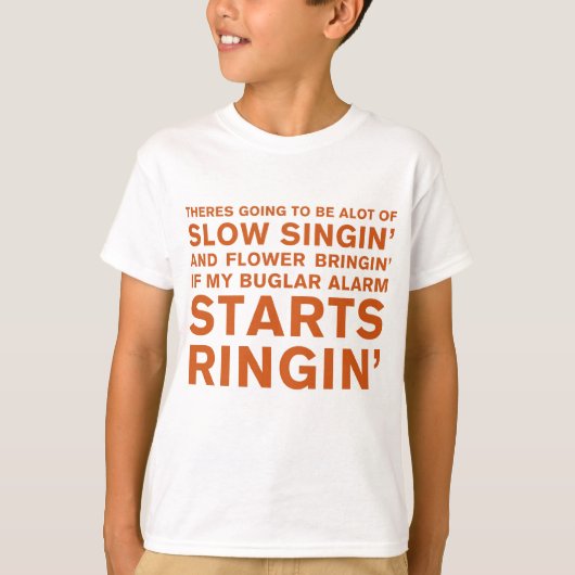 T-shirt Singe lente' (Devant)