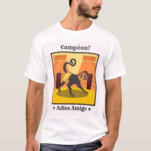 T-shirt Singe lutteur Luchador (Devant)