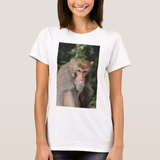 T-shirt Singe Macaque (Devant)
