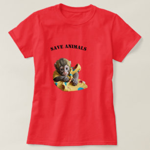 T-shirt Singe mignon