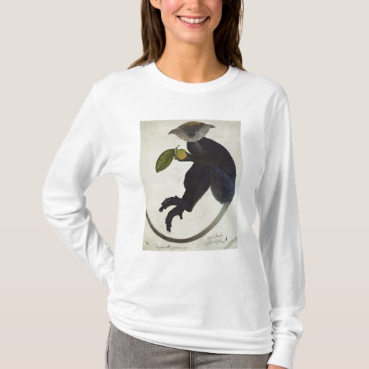 T-shirt Singe noir (Devant)