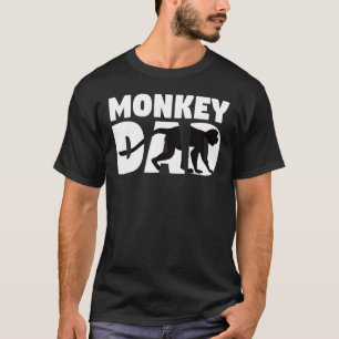 T-shirt Singe Papa Singe Pour Hommes Singe Pour Filles
