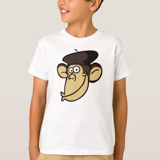 T-shirt Singe parisien (Devant)