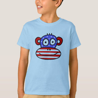 T-shirt Singe patriotique des Etats-Unis