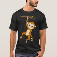 Singe Pendu À Une Branche Singe Enfants Mignon Sin